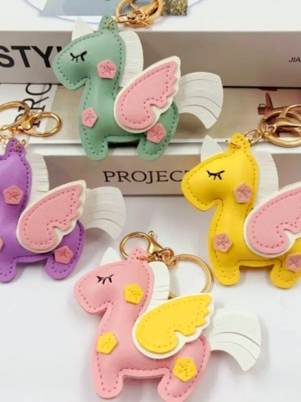 Unicorn Keychain Charm - Picture 2 of 5